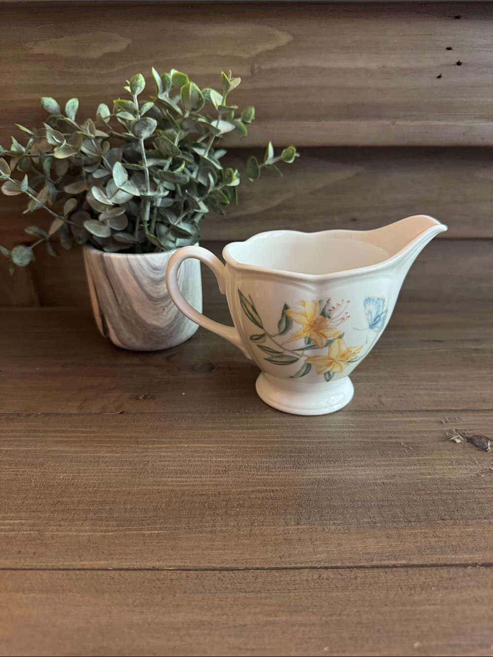 Lenox Butterfly Meadow Porcelain Creamer